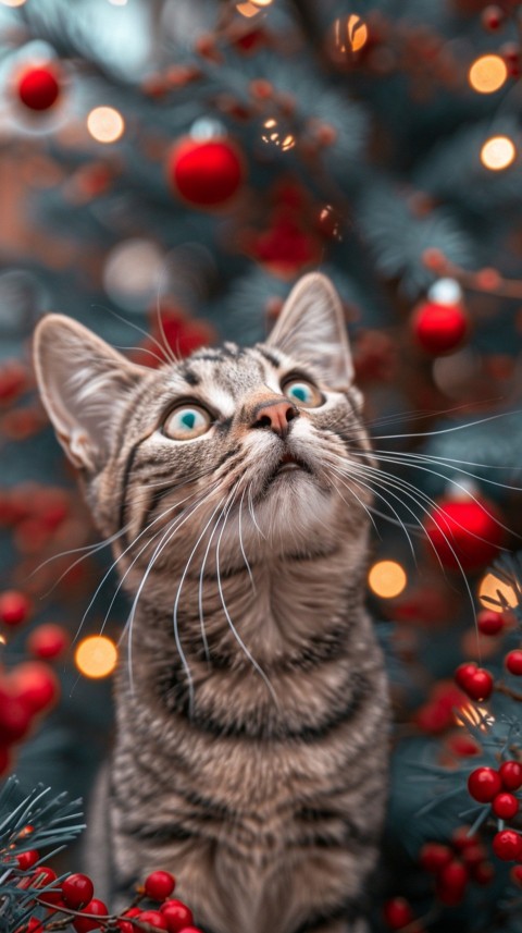 Cute Cat Christmas Vibe Kittens Kitty Aesthetic  (28)