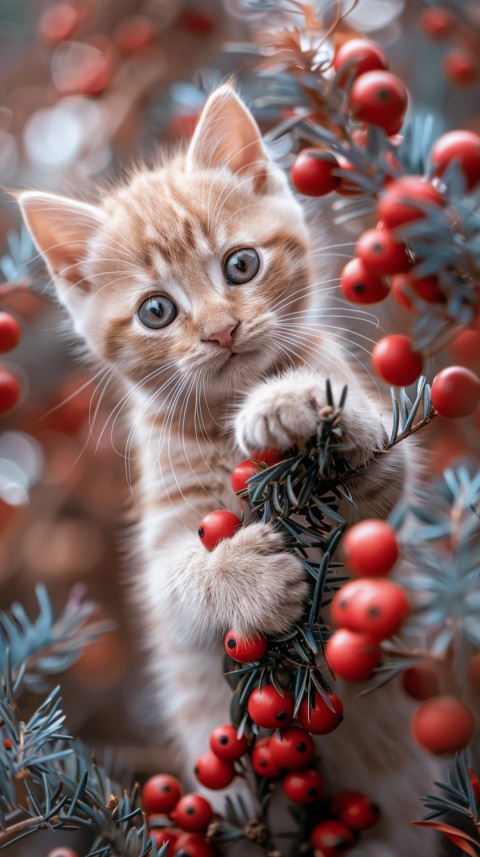 Cute Cat Christmas Vibe Kittens Kitty Aesthetic  (46)