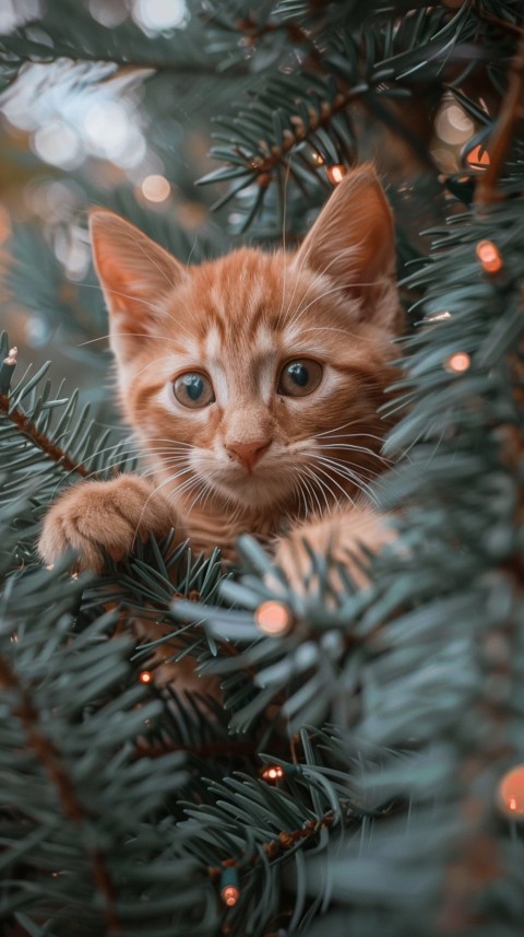 Cute Cat Christmas Vibe Kittens Kitty Aesthetic  (62)