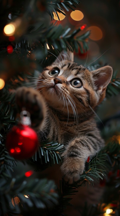 Cute Cat Christmas Vibe Kittens Kitty Aesthetic  (34)