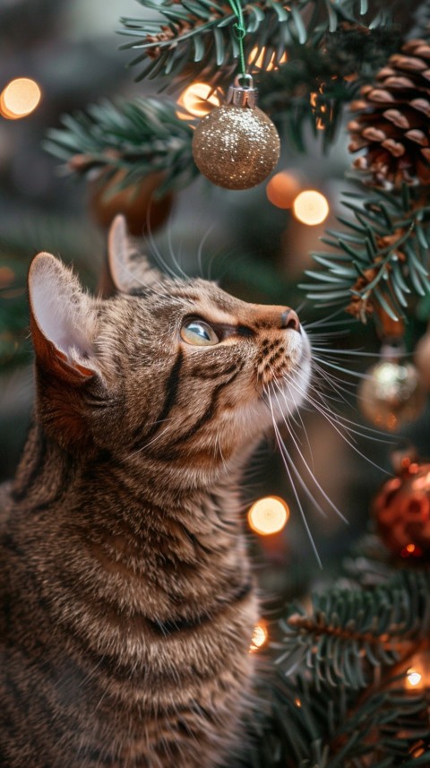 Cute Cat Christmas Vibe Kittens Kitty Aesthetic  (97)