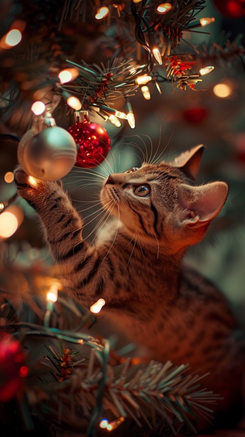 Cute Cat Christmas Vibe Kittens Kitty Aesthetic  (56)