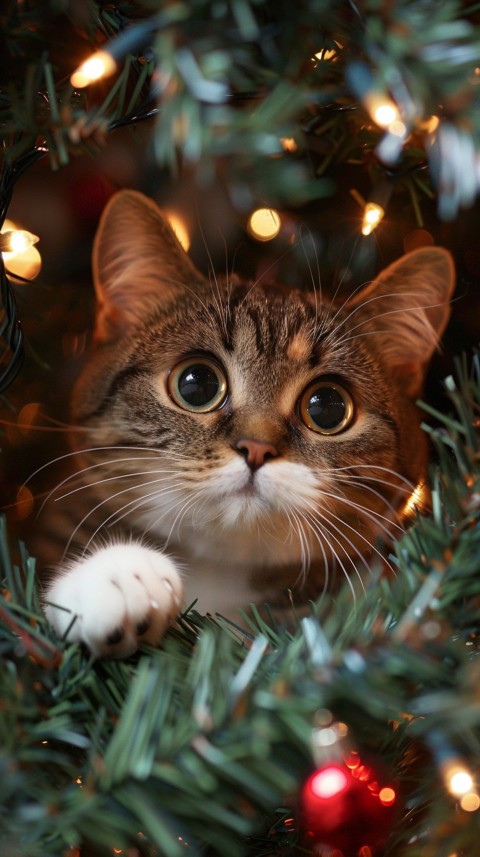 Cute Cat Christmas Vibe Kittens Kitty Aesthetic  (98)