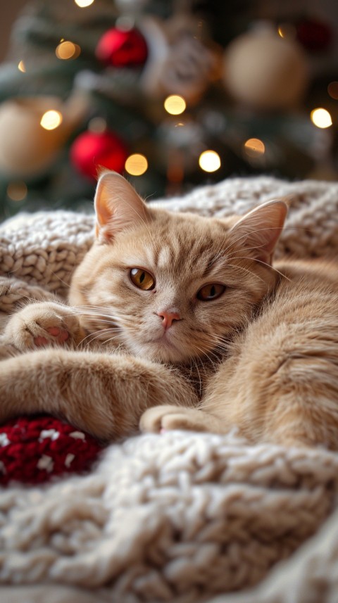 Cute Cat Christmas Vibe Kittens Kitty Aesthetic  (52)