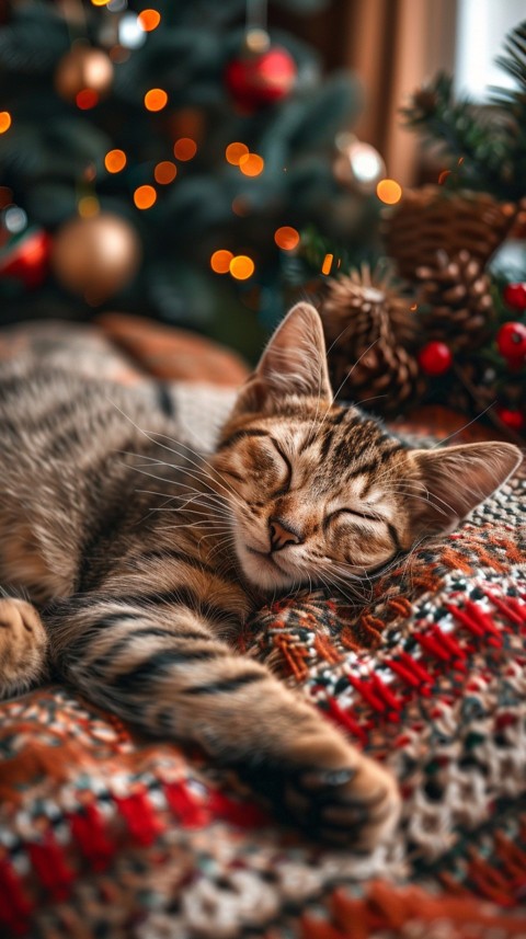 Cute Cat Christmas Vibe Kittens Kitty Aesthetic  (90)