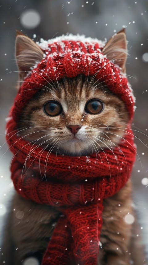 Cute Cat Christmas Vibe Kittens Kitty Aesthetic  (72)