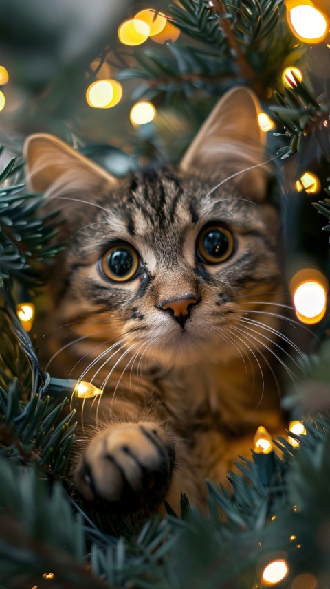 Cute Cat Christmas Vibe Kittens Kitty Aesthetic  (41)