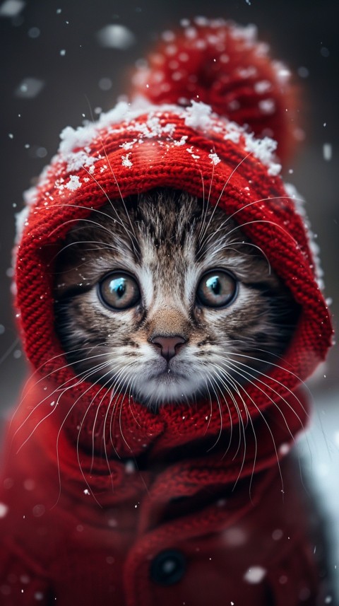 Cute Cat Christmas Vibe Kittens Kitty Aesthetic  (30)