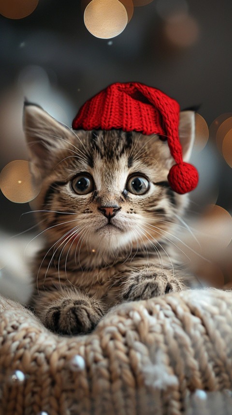 Cute Cat Christmas Vibe Kittens Kitty Aesthetic  (69)