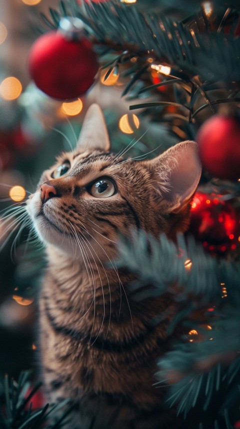 Cute Cat Christmas Vibe Kittens Kitty Aesthetic  (73)