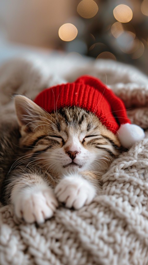 Cute Cat Christmas Vibe Kittens Kitty Aesthetic  (153)