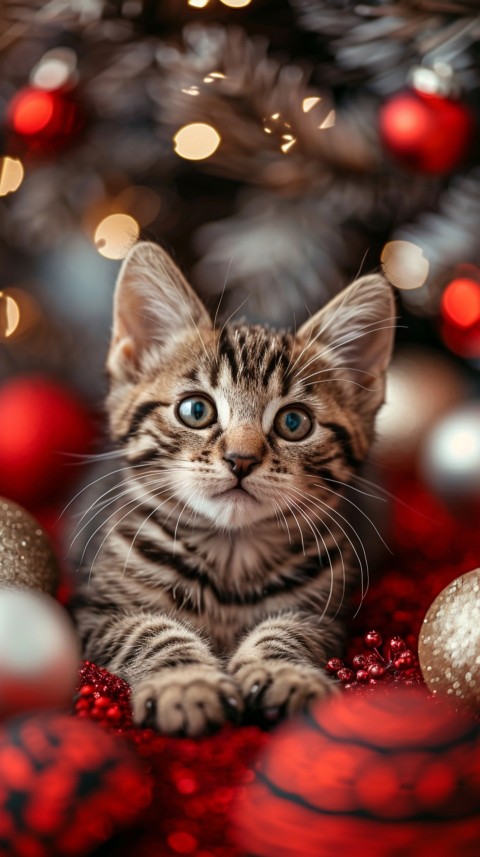 Cute Cat Christmas Vibe Kittens Kitty Aesthetic  (145)