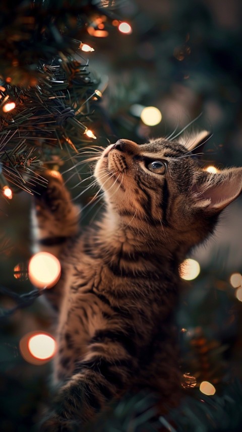 Cute Cat Christmas Vibe Kittens Kitty Aesthetic  (113)