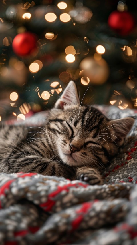 Cute Cat Christmas Vibe Kittens Kitty Aesthetic  (186)