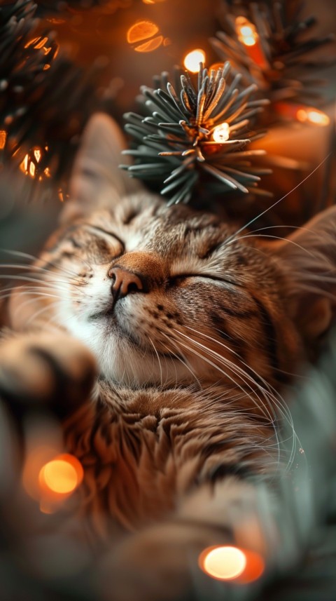 Cute Cat Christmas Vibe Kittens Kitty Aesthetic  (181)