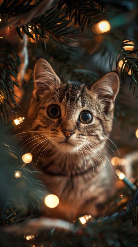 Cute Cat Christmas Vibe Kittens Kitty Aesthetic  (157)