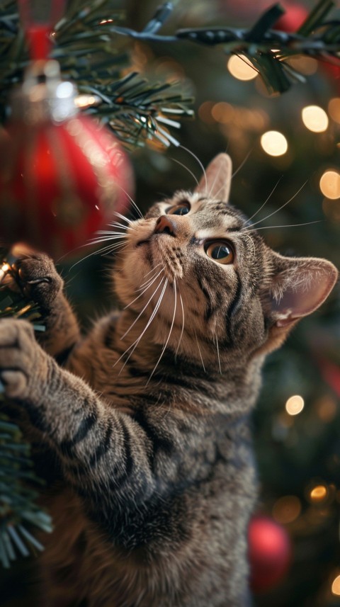 Cute Cat Christmas Vibe Kittens Kitty Aesthetic  (200)