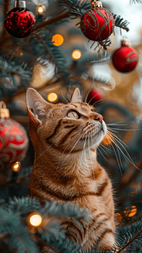 Cute Cat Christmas Vibe Kittens Kitty Aesthetic  (159)