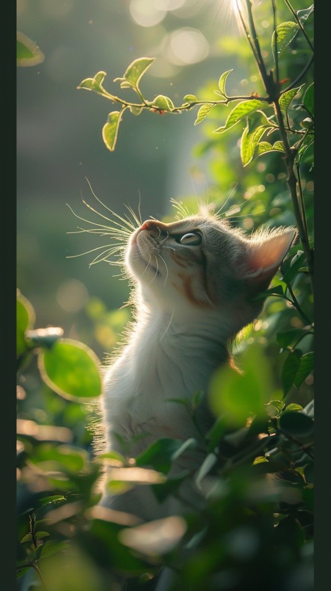 Cute Cat Kittens Kitty Aesthetic Outdoor Location Nature (35)