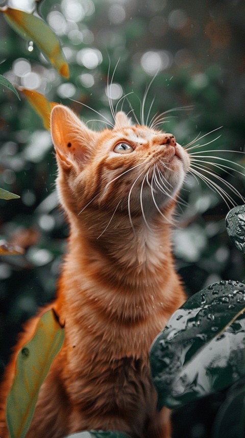 Cute Cat Kittens Kitty Aesthetic Outdoor Location Nature (36)