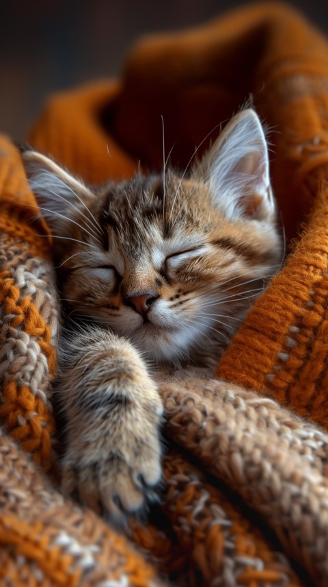 Cute Cat Sleeping Kittens Kitty Aesthetic  (51)