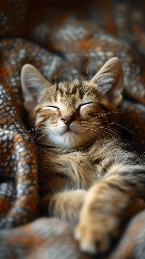 Cute Cat Sleeping Kittens Kitty Aesthetic  (7)
