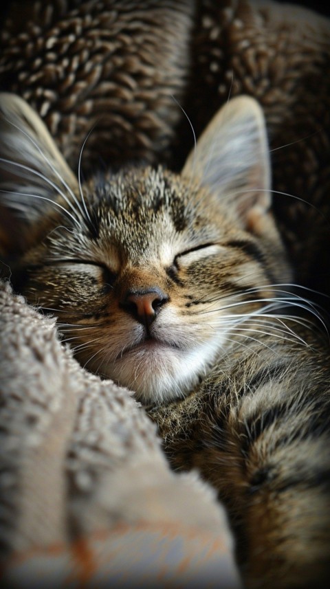 Cute Cat Sleeping Kittens Kitty Aesthetic  (18)