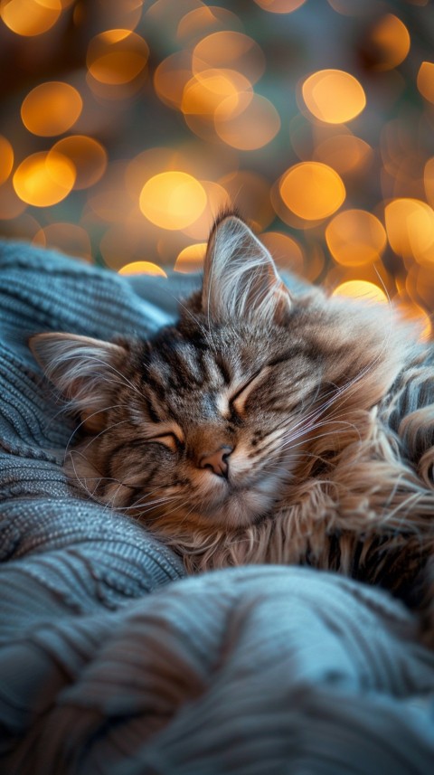 Cute Cat Sleeping Kittens Kitty Aesthetic  (70)