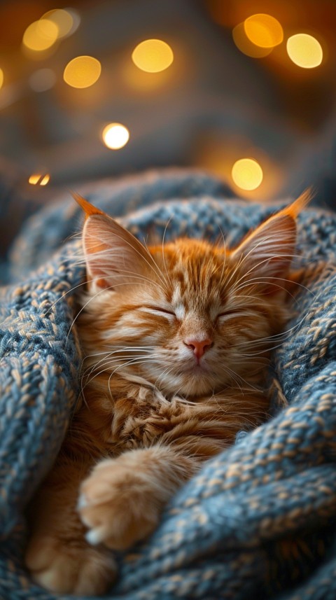 Cute Cat Sleeping Kittens Kitty Aesthetic  (46)