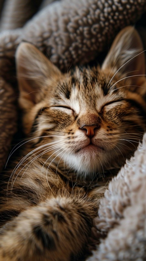 Cute Cat Sleeping Kittens Kitty Aesthetic  (4)