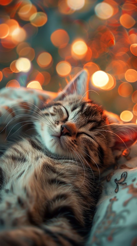Cute Cat Sleeping Kittens Kitty Aesthetic  (52)