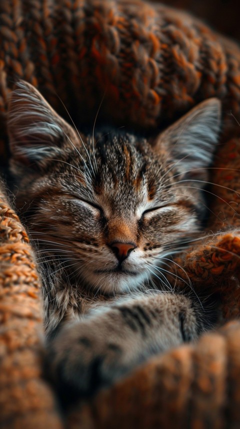 Cute Cat Sleeping Kittens Kitty Aesthetic  (36)