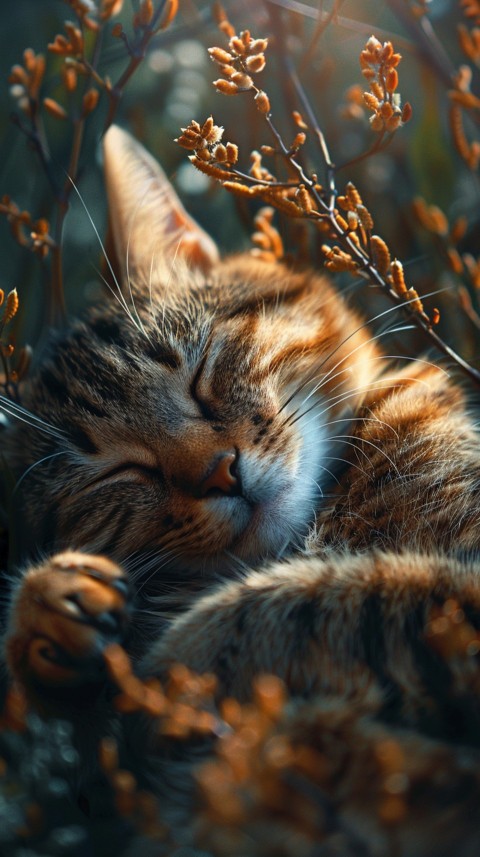 Cute Cat Sleeping Kittens Kitty Aesthetic  (44)