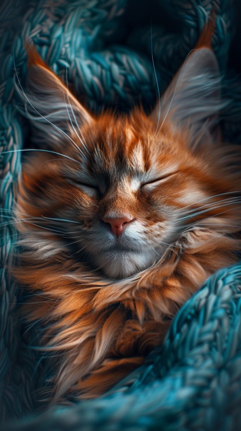 Cute Cat Sleeping Kittens Kitty Aesthetic  (3)