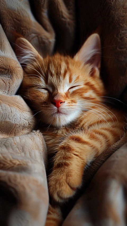 Cute Cat Sleeping Kittens Kitty Aesthetic  (54)