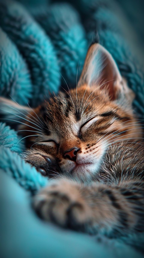 Cute Cat Sleeping Kittens Kitty Aesthetic  (20)
