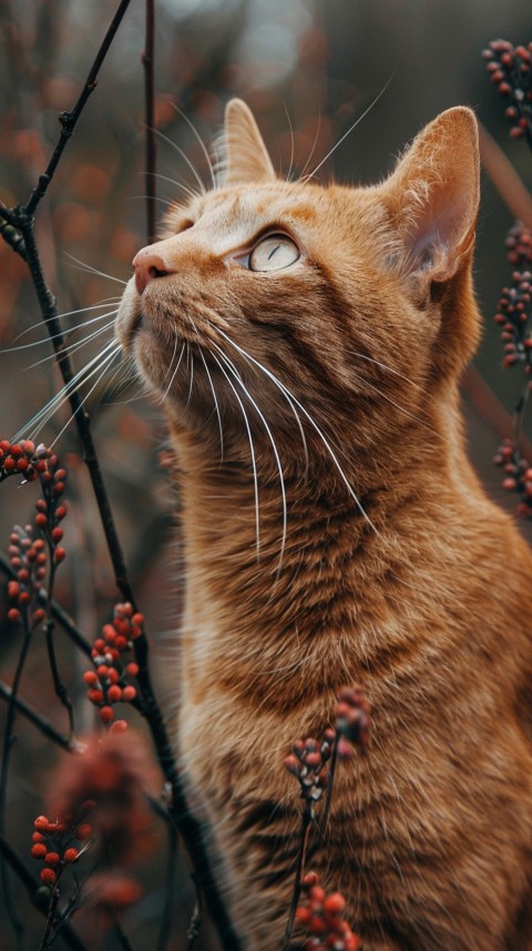 Cute Cat With Flowers Kittens Kitty Outdoor Aesthetic  (68)