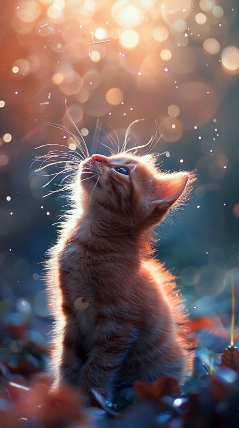 Cute Cat With Flowers Kittens Kitty Outdoor Aesthetic  (242)