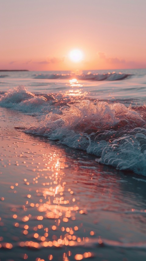 Evening Beach Aesthetic Calm and Relaxing Sea Waves (31)
