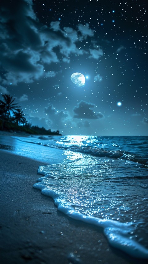 Evening Beach Aesthetic Calm and Relaxing Sea Waves (49)