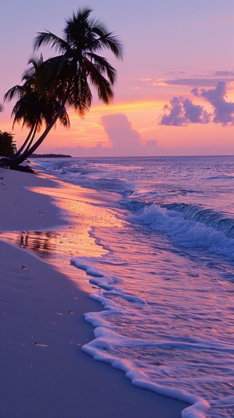 Evening Beach Aesthetic Calm and Relaxing Sea Waves (14)