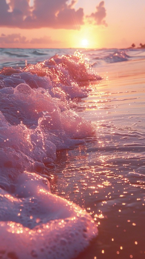 Evening Beach Aesthetic Calm and Relaxing Sea Waves (50)