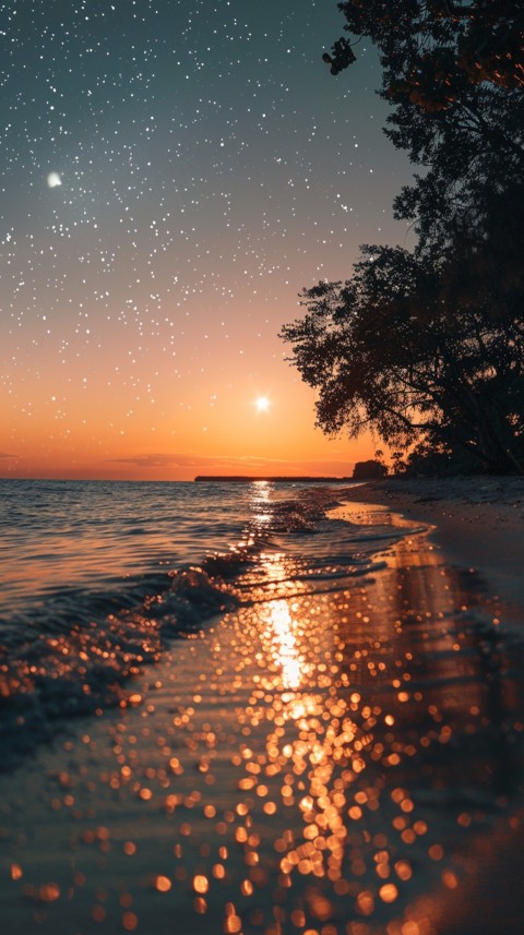 Evening Beach Aesthetic Calm and Relaxing Sea Waves (60)