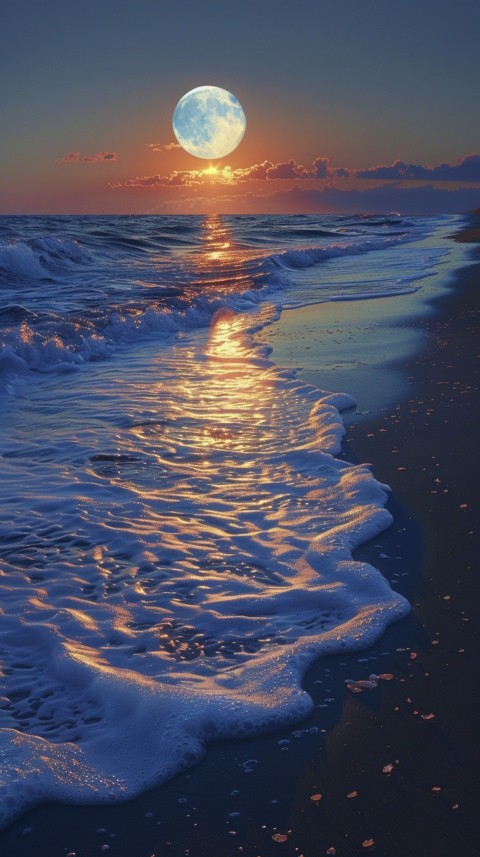 Evening Beach Aesthetic Calm and Relaxing Sea Waves (70)