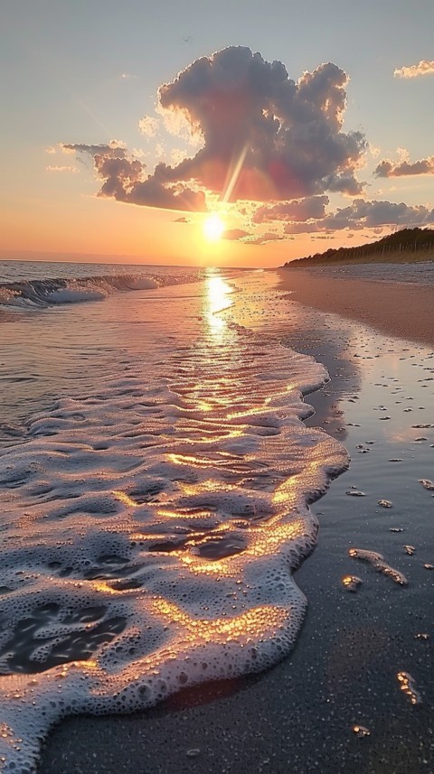 Evening Beach Aesthetic Calm and Relaxing Sea Waves (61)