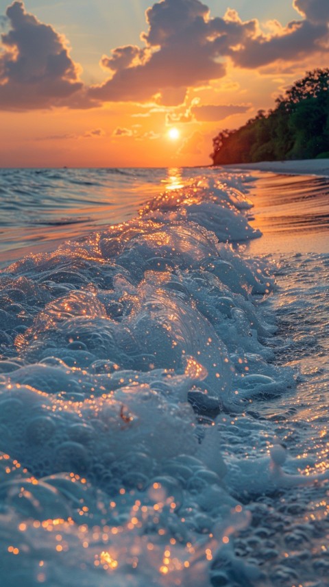 Evening Beach Aesthetic Calm and Relaxing Sea Waves (93)
