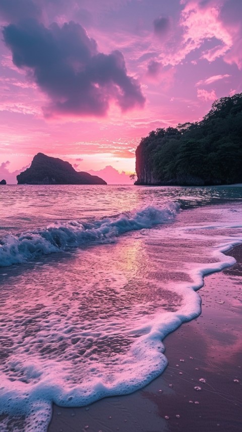 Evening Beach Aesthetic Calm and Relaxing Sea Waves (84)