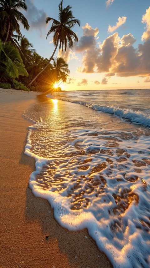 Evening Beach Aesthetic Calm and Relaxing Sea Waves (90)