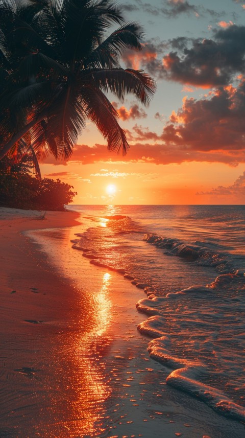 Evening Beach Aesthetic Calm and Relaxing Sea Waves (56)
