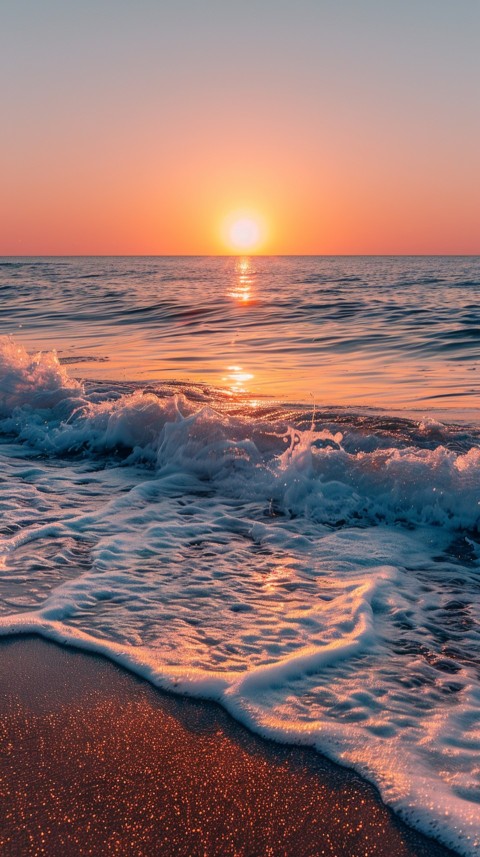 Evening Beach Aesthetic Calm and Relaxing Sea Waves (94)
